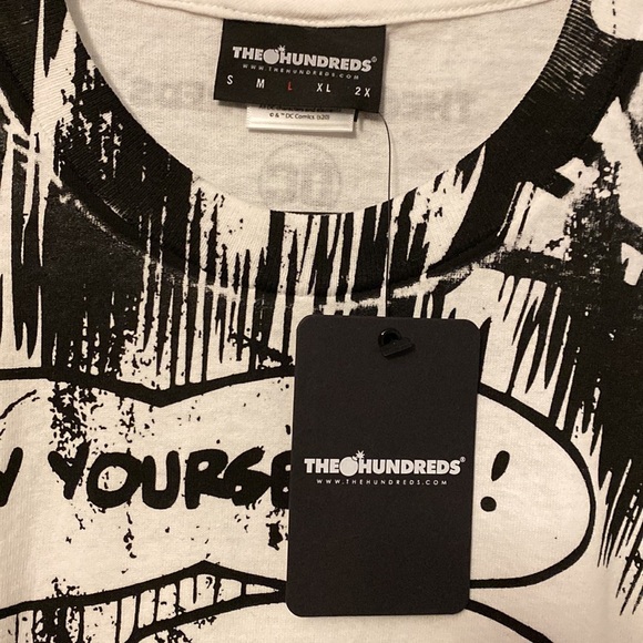 The Hundreds X DC Comics Collaboration Copy T-Shirt in White - Large - Picture 4 of 9